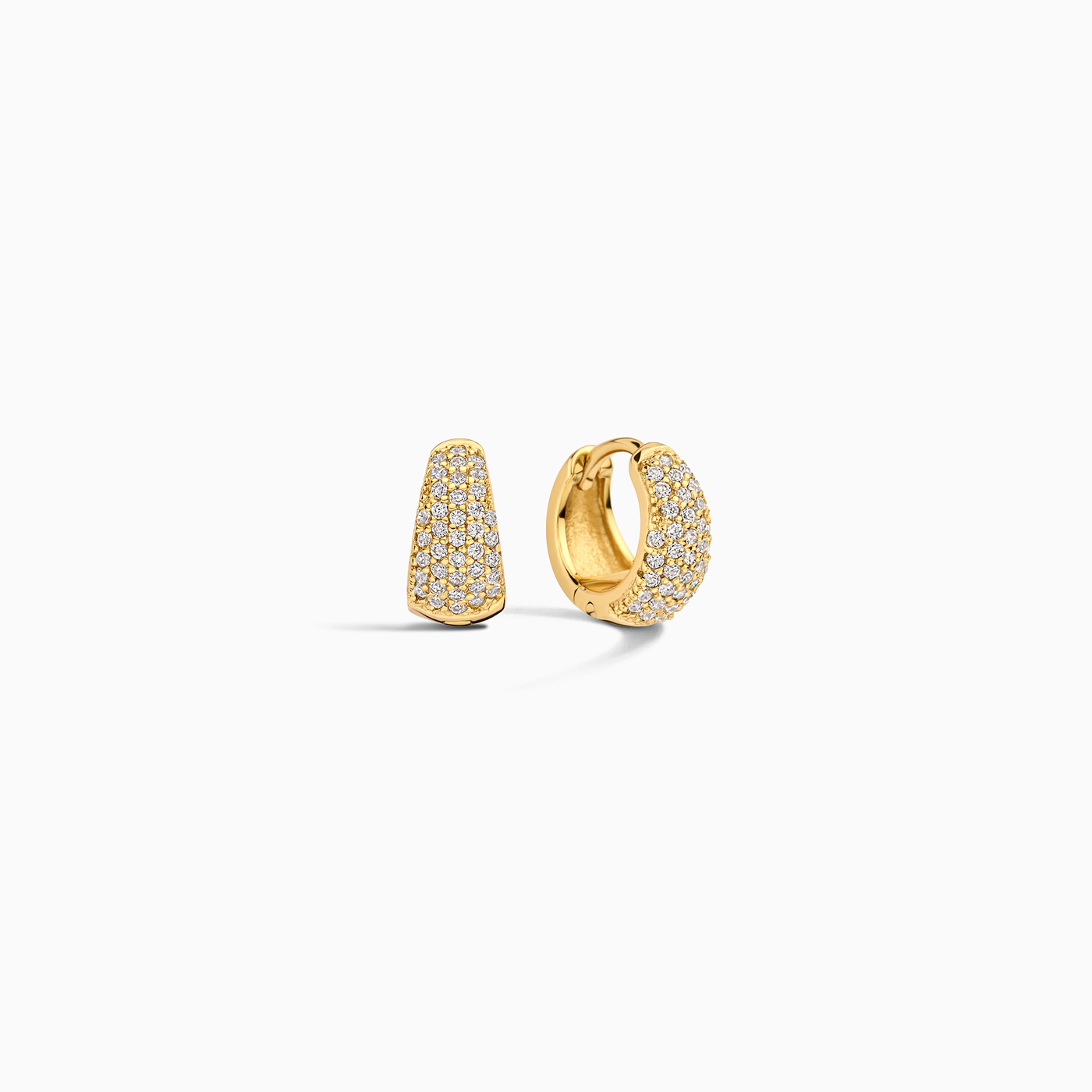 Uhani Huggie Pavé Diamant | Zlata