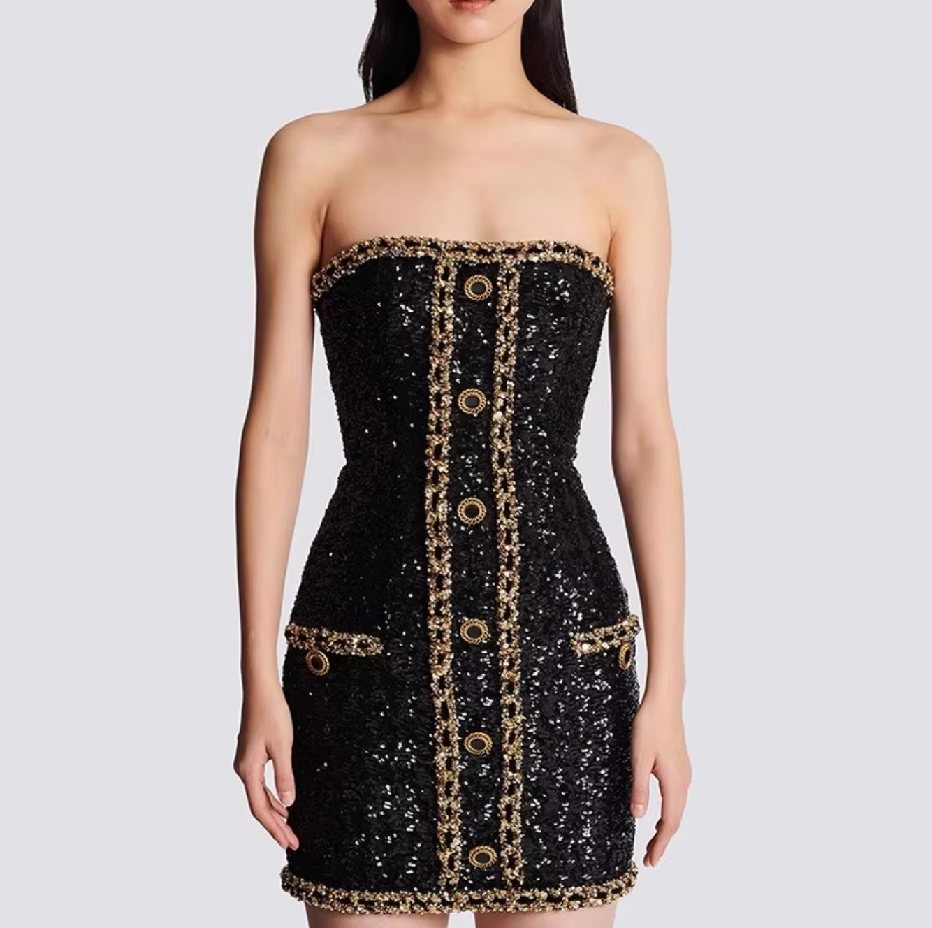 Giselle™ – Elegantna obleka brez naramnic