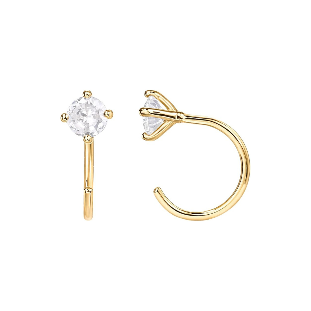 Elegantni Diamantni Uhani | Zlata