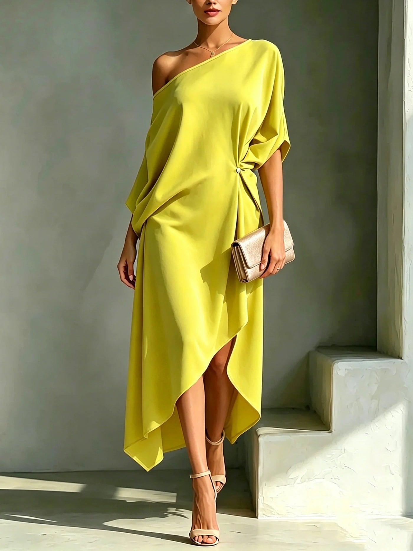 Camila | Elegantna asimetrična obleka