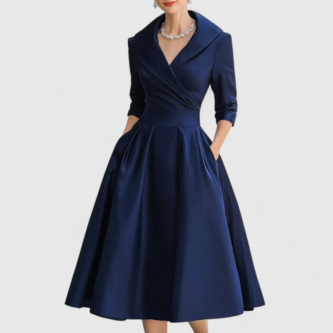 Quinn – elegantna midi obleka