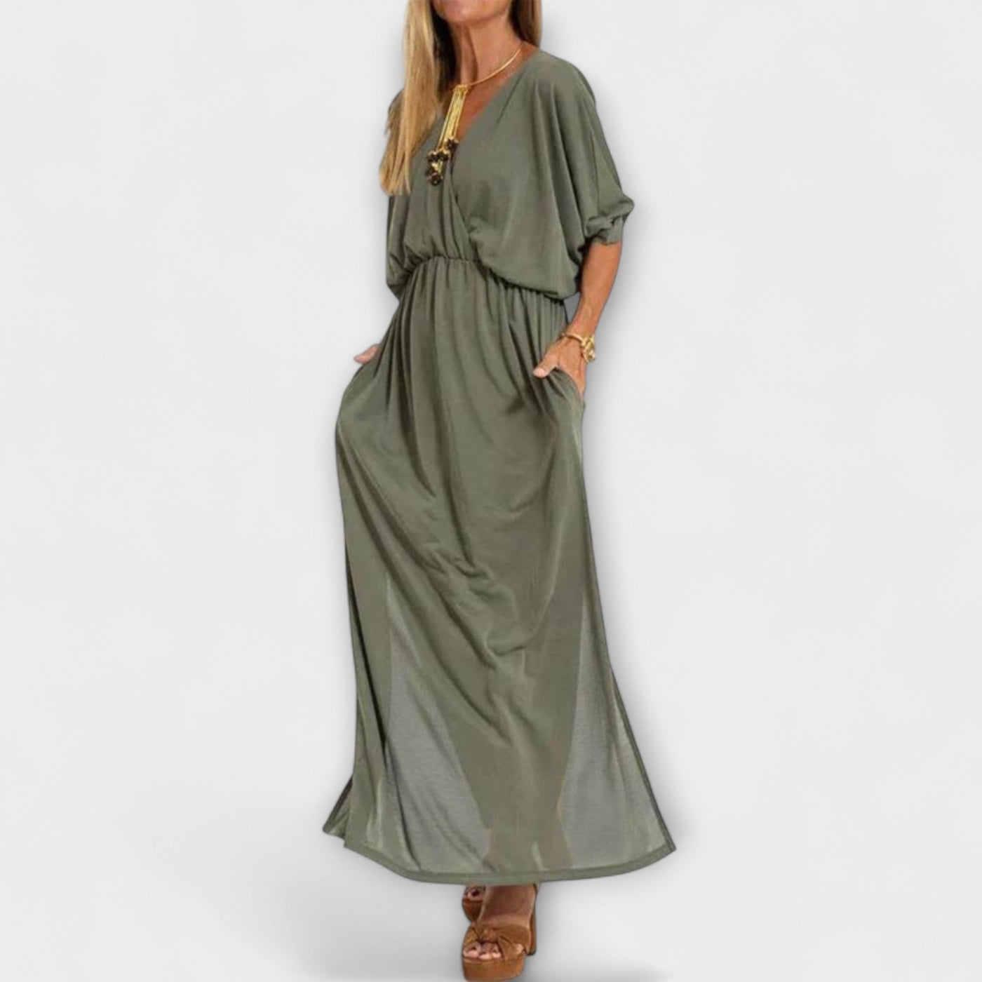 Lani - Vintage Maxi Oblačilo