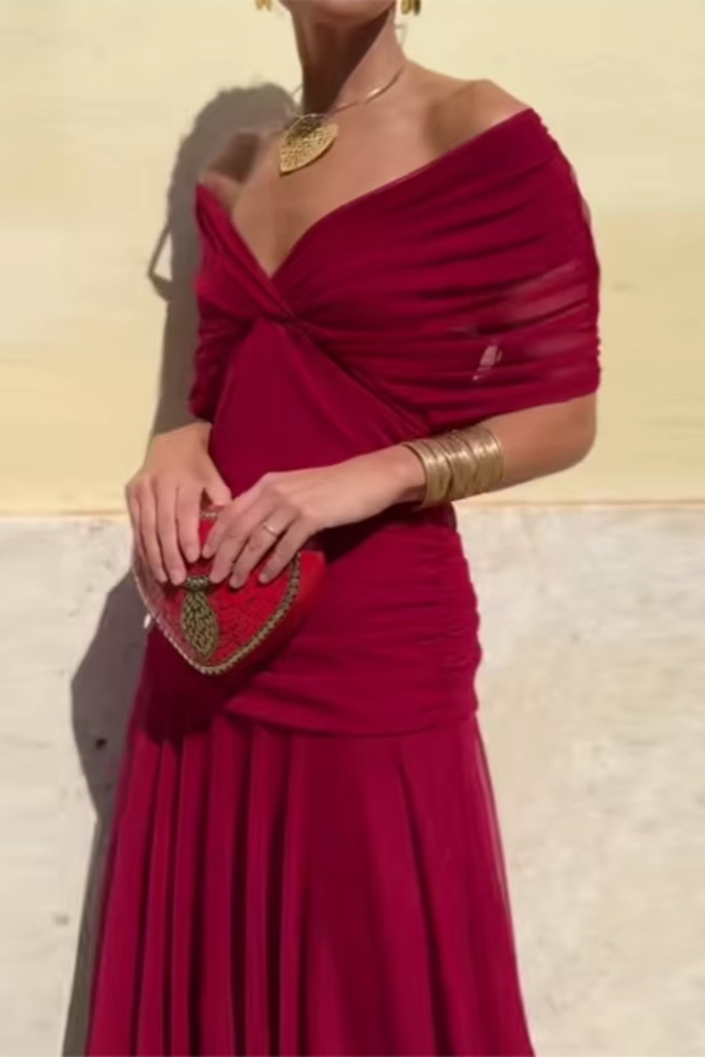 Valentina | Maxi obleka z V-izrezom