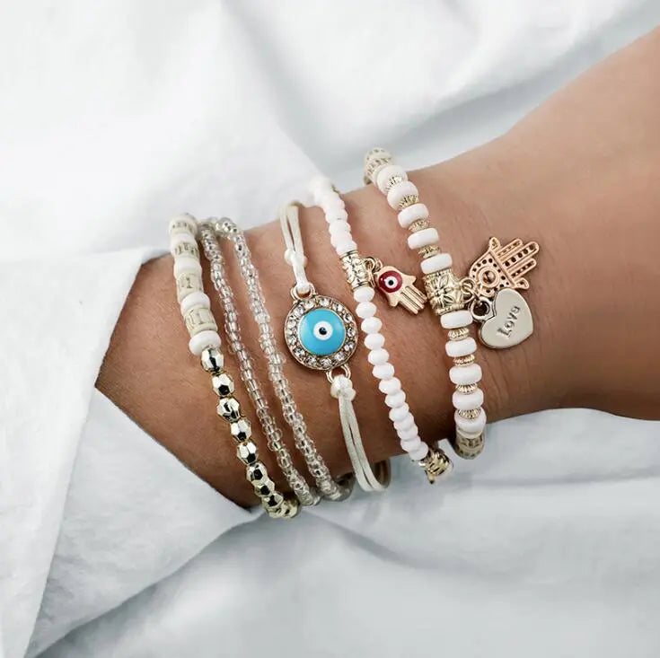 Komplet Zapestnic Hamsa
