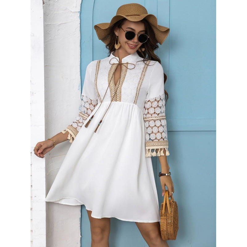 Velissa – ženska boho midi obleka