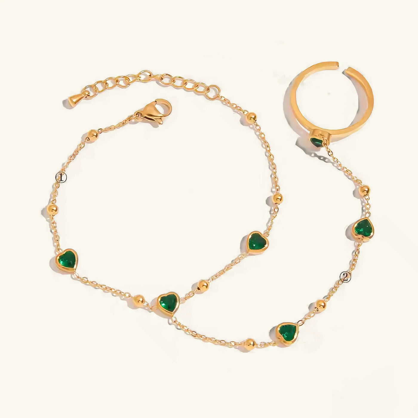 Gladys Emerald Prstan
