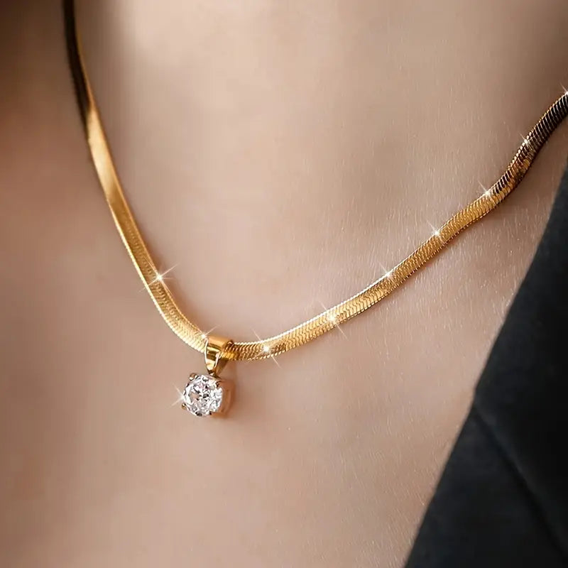 Elegantna Ogrlica Valentina | Zlata