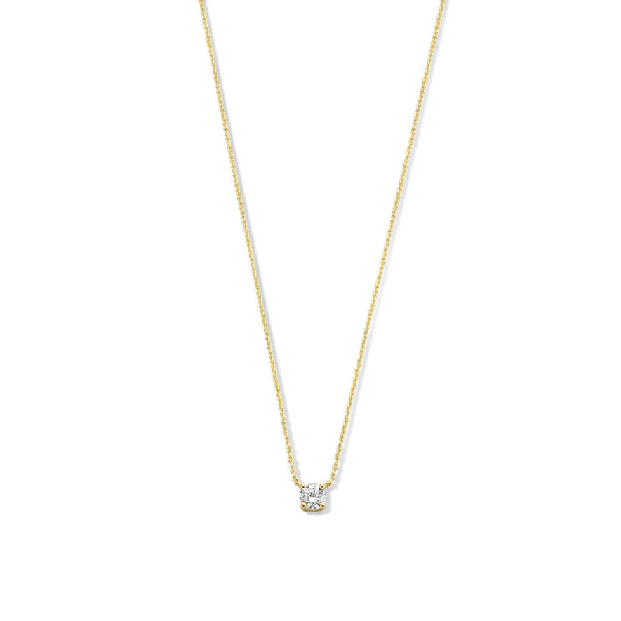 Ogrlica Cléa Kamen Moissanite | Zlata